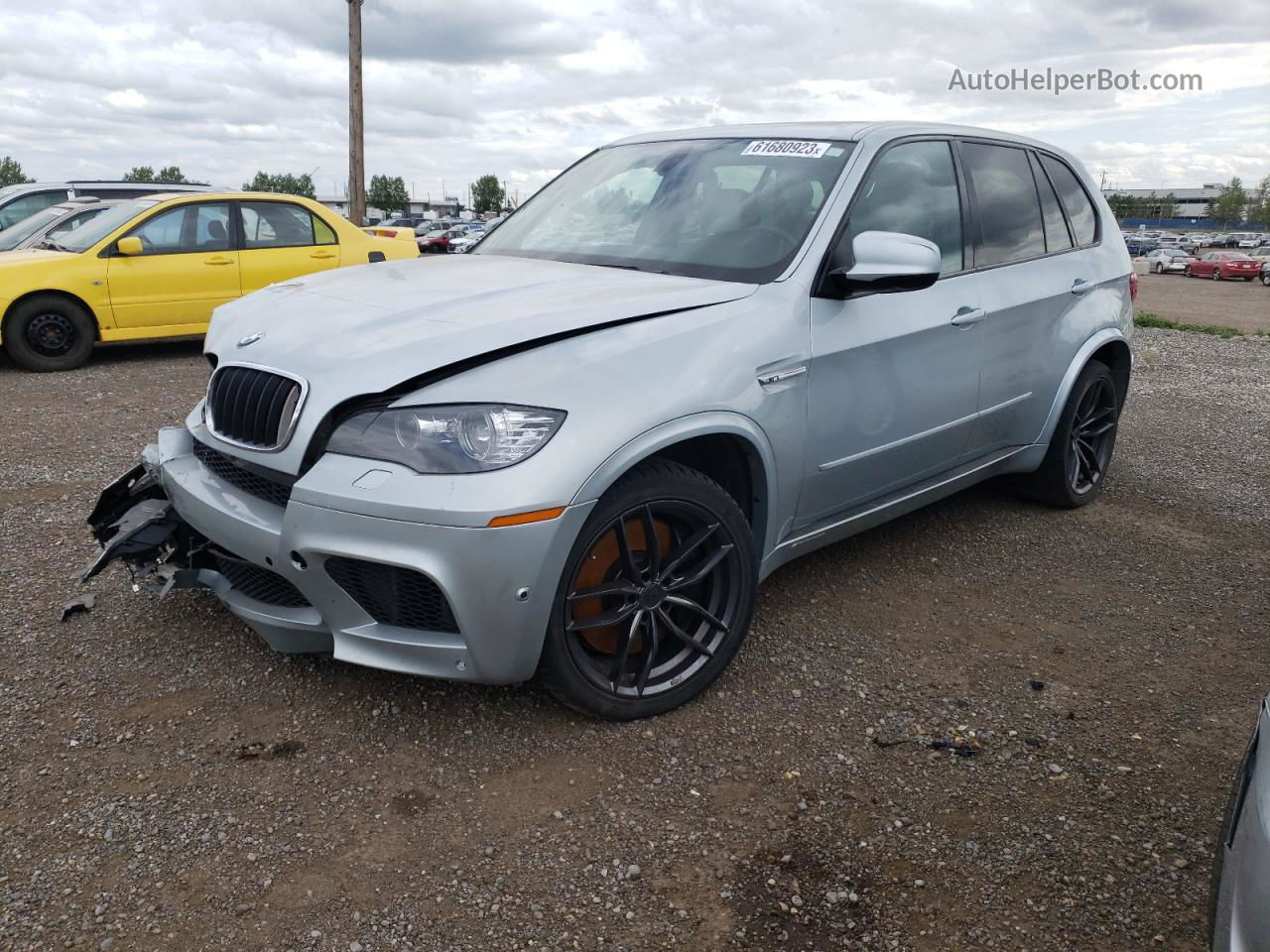 2011 Bmw X5 M Silver vin: 5YMGY0C51BLK26510