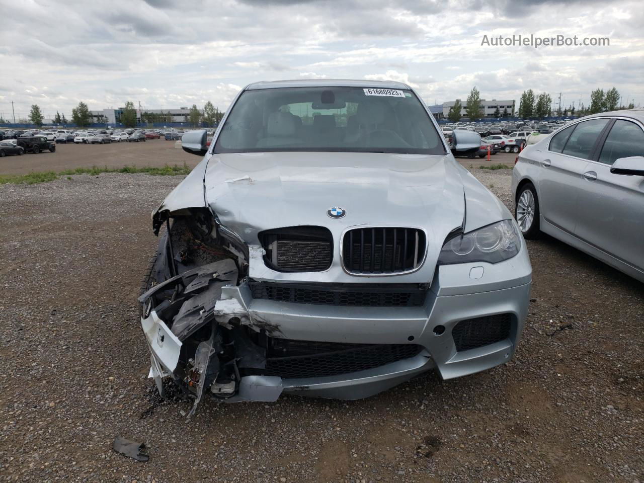 2011 Bmw X5 M Silver vin: 5YMGY0C51BLK26510