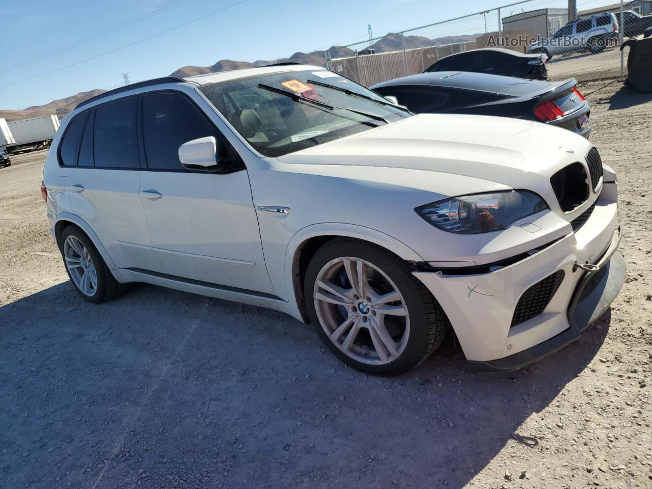 2011 Bmw X5 M White vin: 5YMGY0C51BLK26832