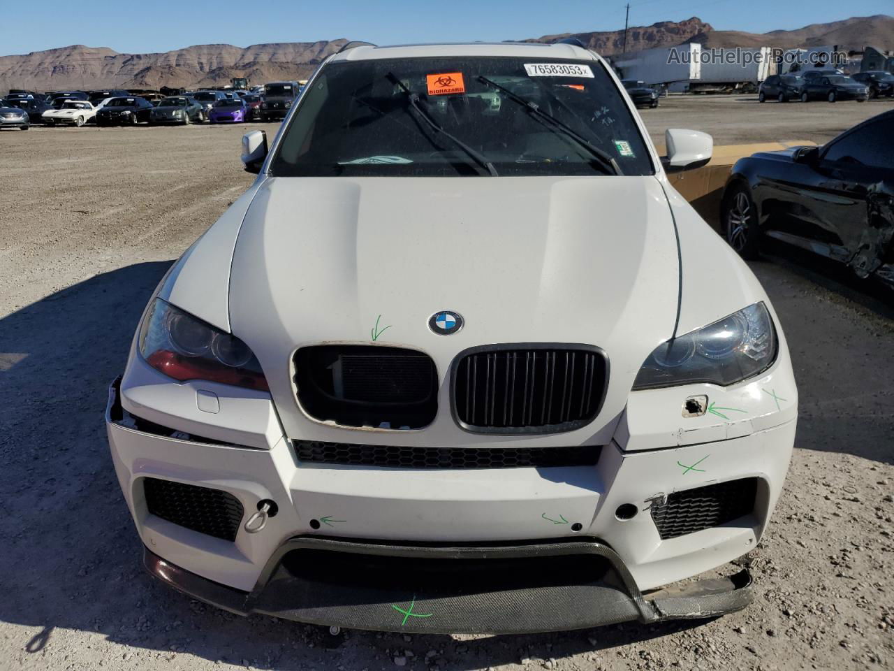 2011 Bmw X5 M White vin: 5YMGY0C51BLK26832