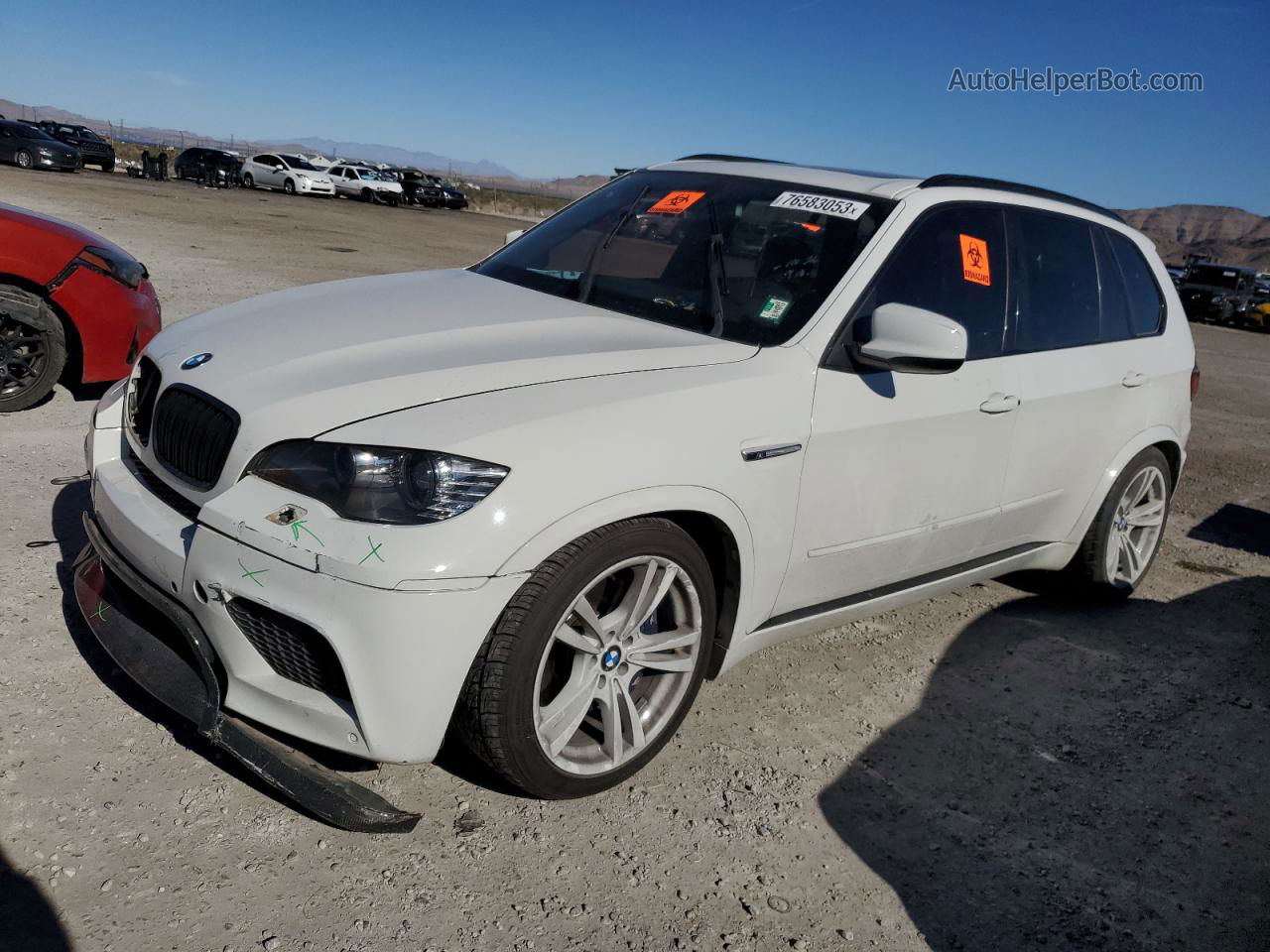 2011 Bmw X5 M White vin: 5YMGY0C51BLK26832