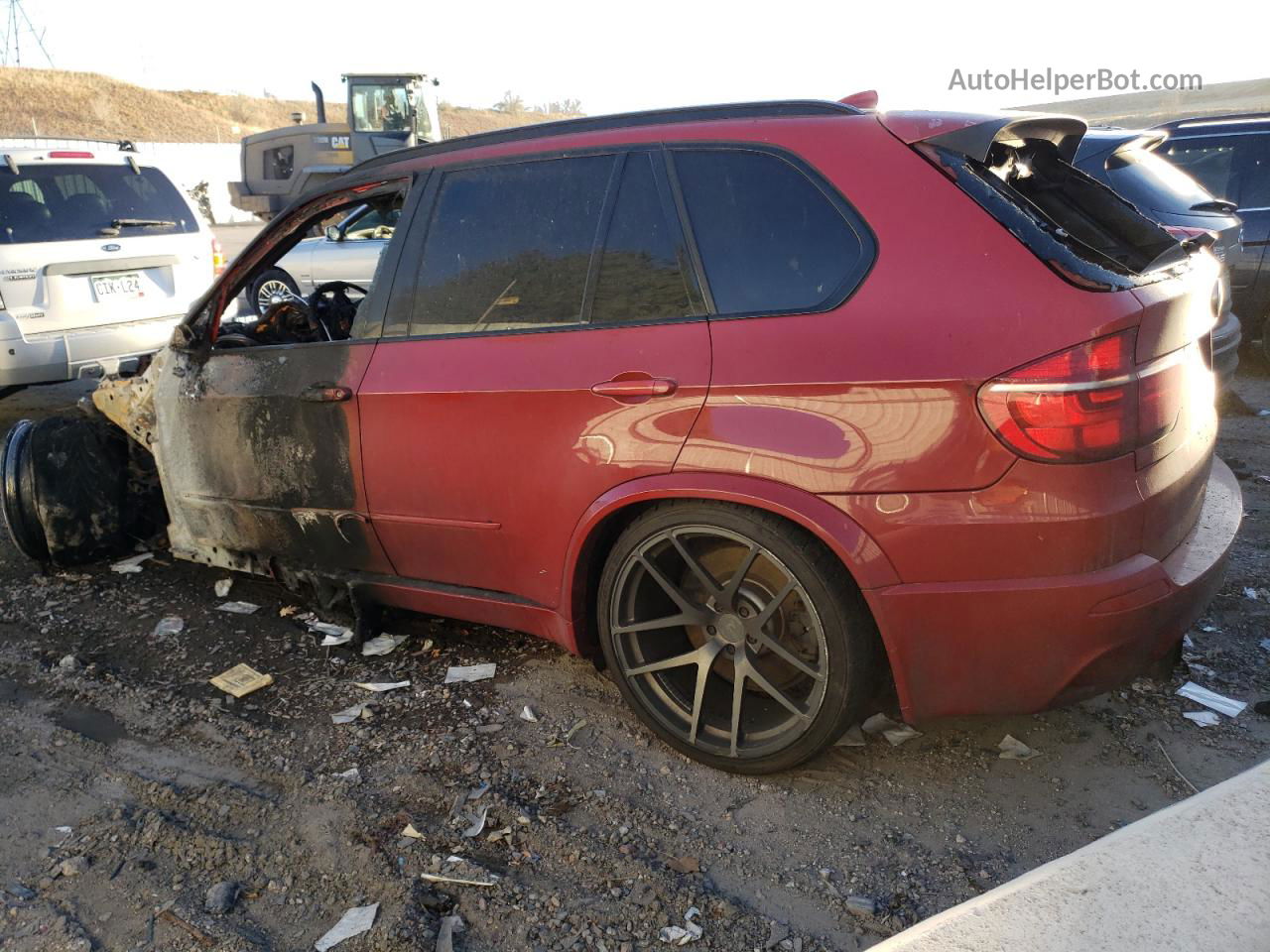 2011 Bmw X5 M Red vin: 5YMGY0C55BLK26526