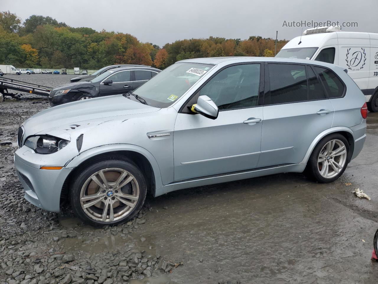 2011 Bmw X5 M Синий vin: 5YMGY0C57BLK26107