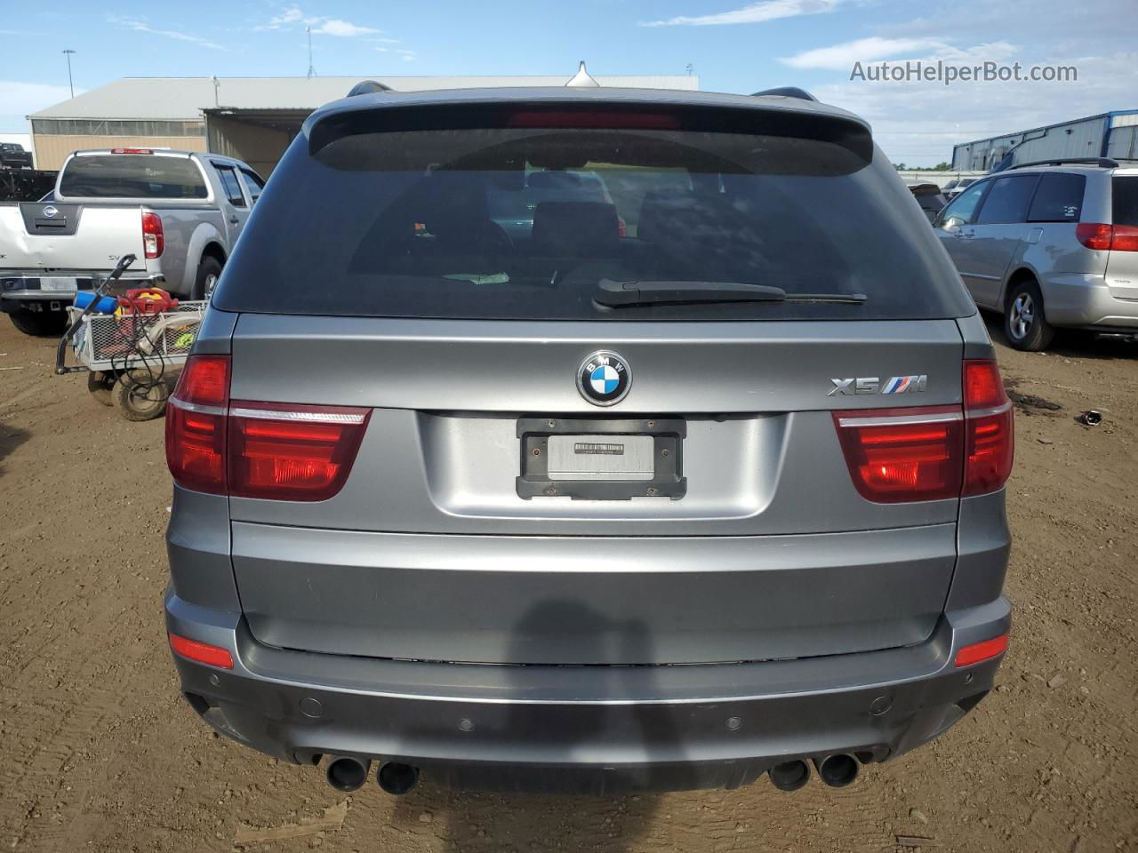 2011 Bmw X5 M Gray vin: 5YMGY0C57BLK27158