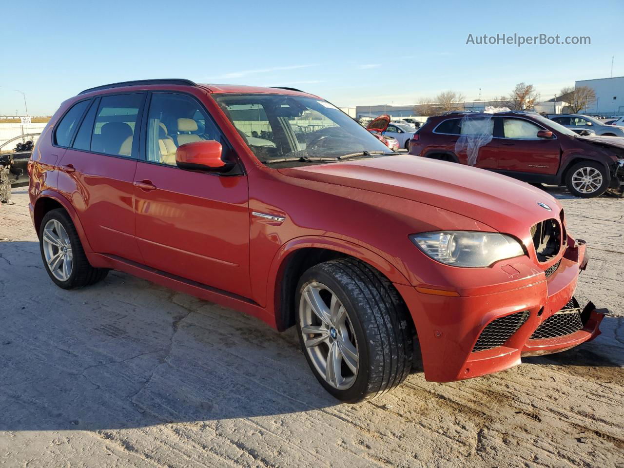 2011 Bmw X5 M Красный vin: 5YMGY0C59BLK26996