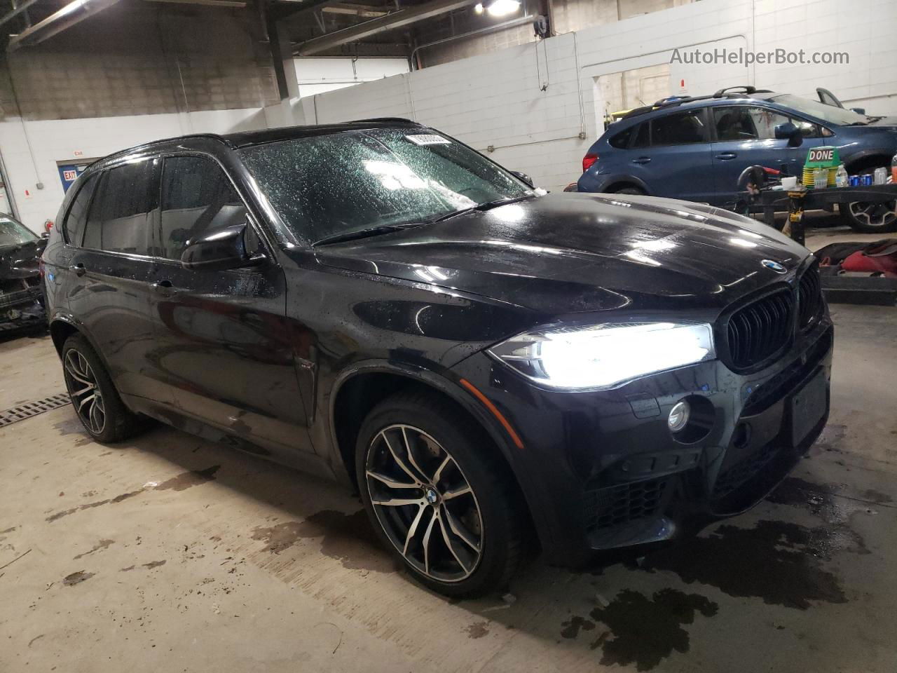 2015 Bmw X5 M Black vin: 5YMKT6C53F0C89579