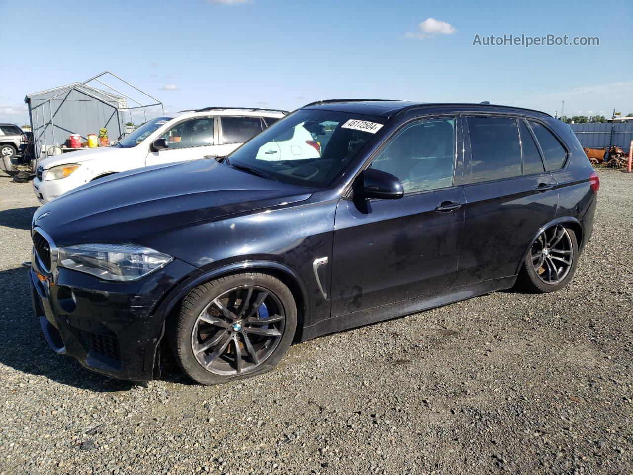 2015 Bmw X5 M Blue vin: 5YMKT6C55F0C88871