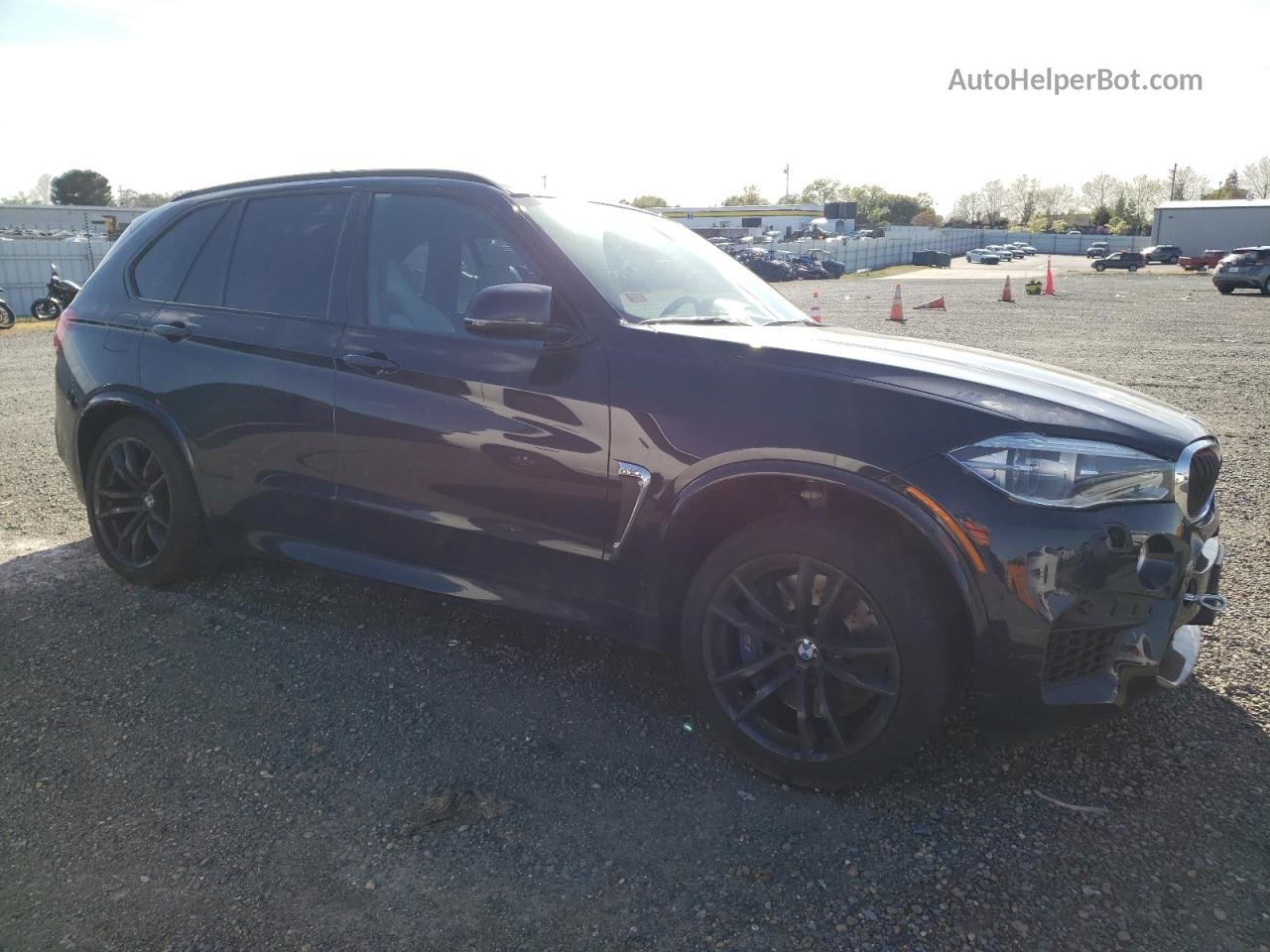 2015 Bmw X5 M Blue vin: 5YMKT6C55F0C88871