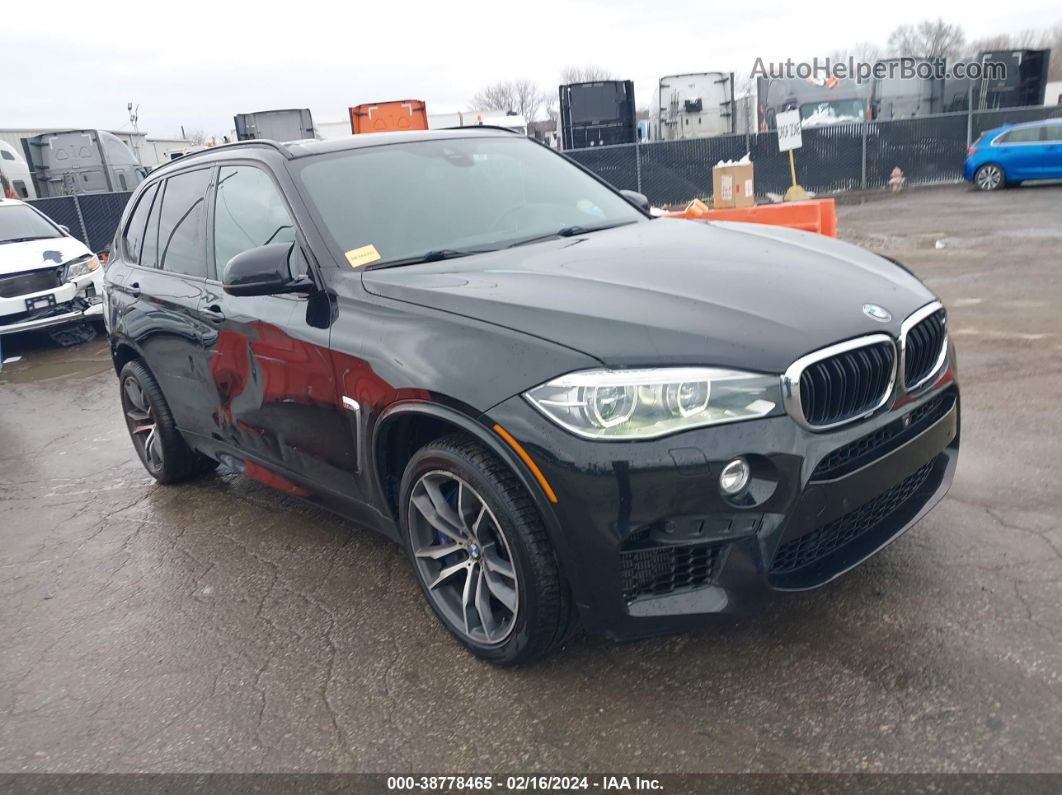 2015 Bmw X5 M   Black vin: 5YMKT6C56F0C89348