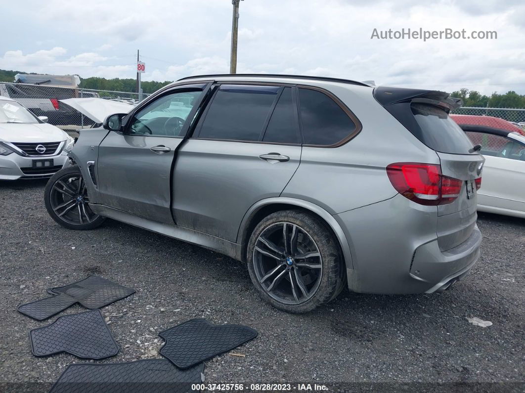 2015 Bmw X5 M Gray vin: 5YMKT6C57F0C89441