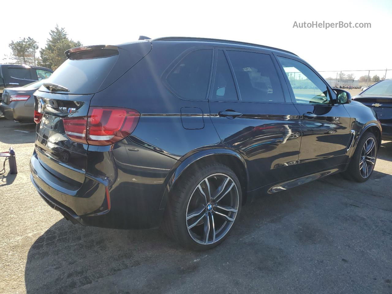 2015 Bmw X5 M Черный vin: 5YMKT6C58F0C89514