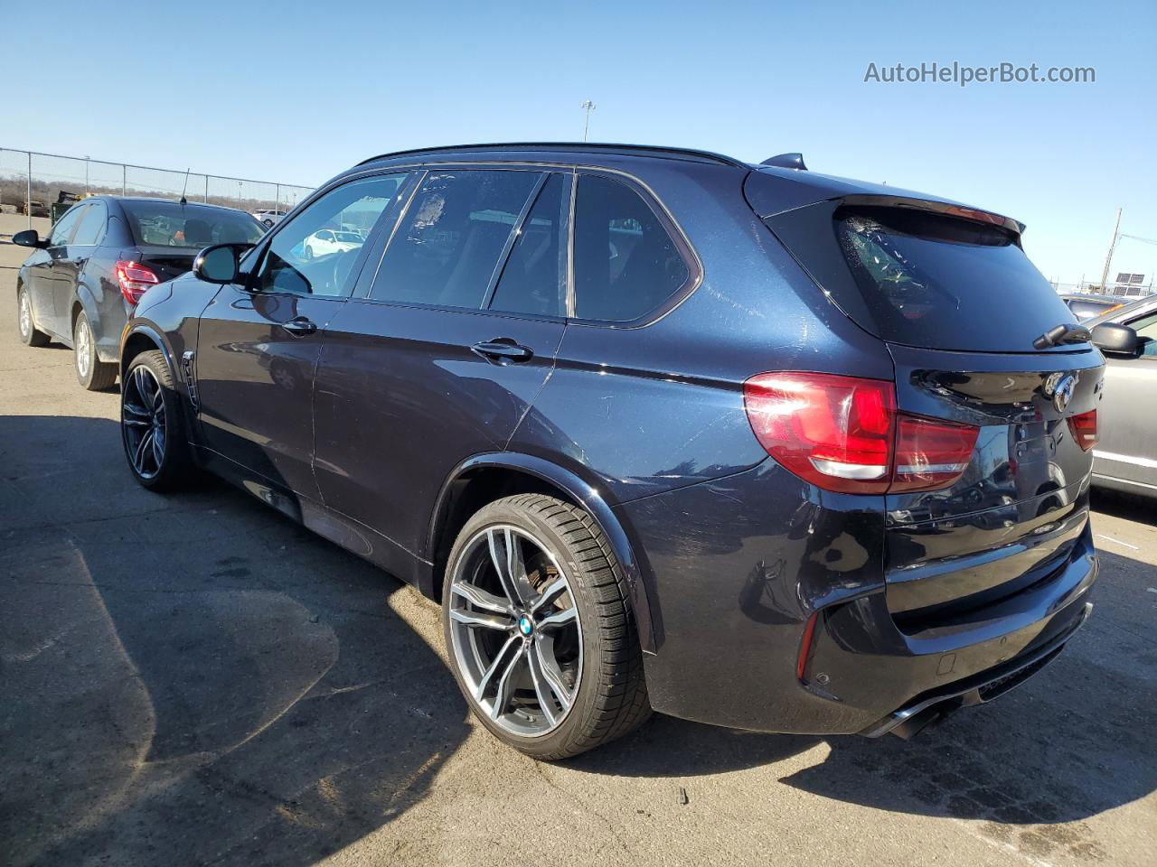 2015 Bmw X5 M Черный vin: 5YMKT6C58F0C89514