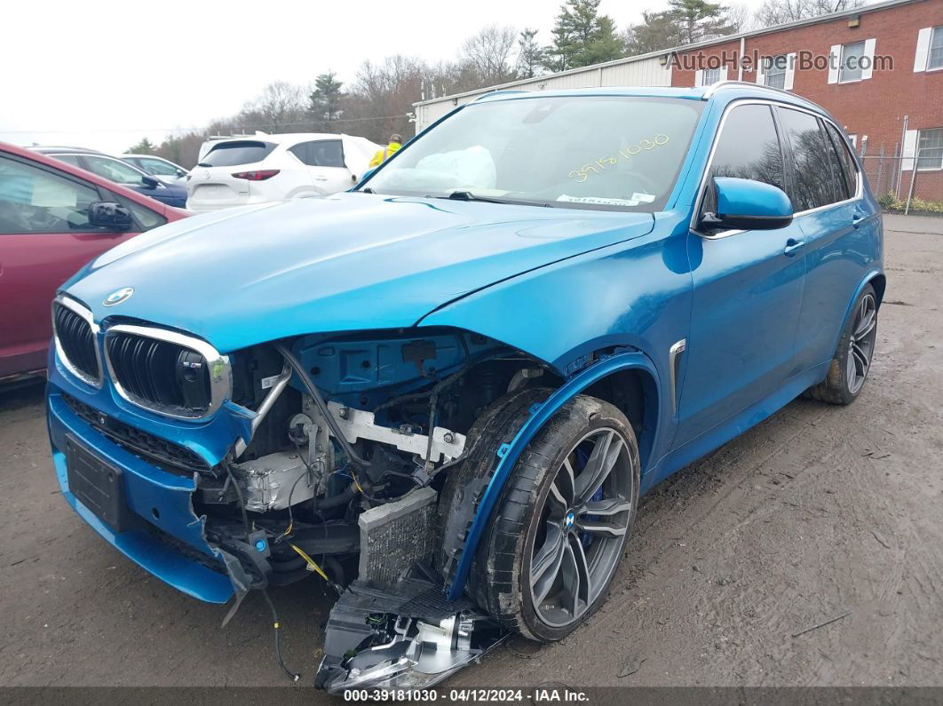 2015 Bmw X5 M   Blue vin: 5YMKT6C59F0C89294