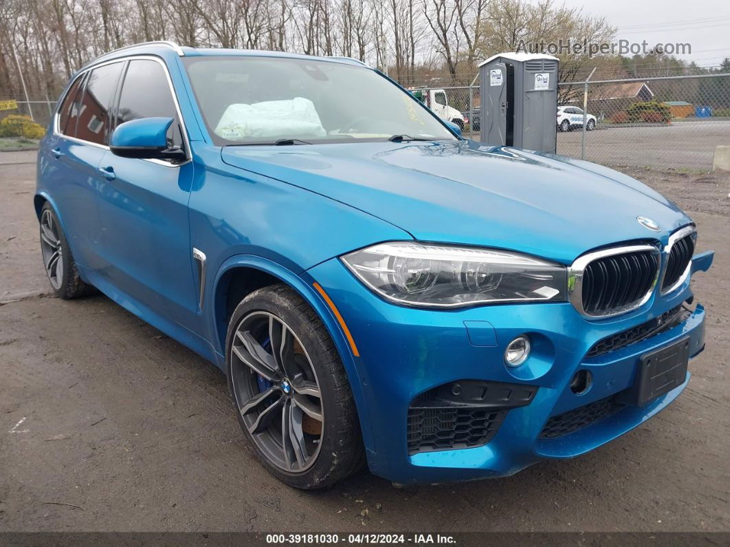 2015 Bmw X5 M   Blue vin: 5YMKT6C59F0C89294