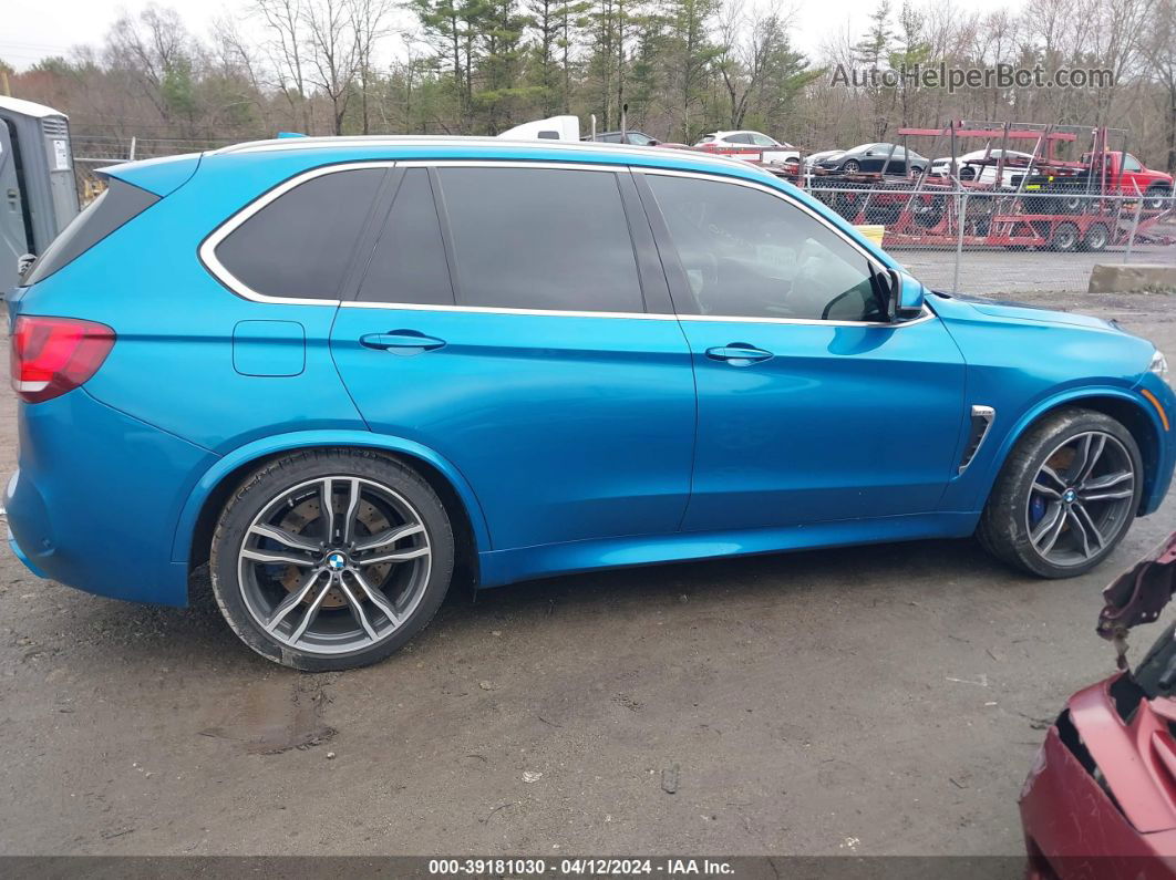 2015 Bmw X5 M   Blue vin: 5YMKT6C59F0C89294