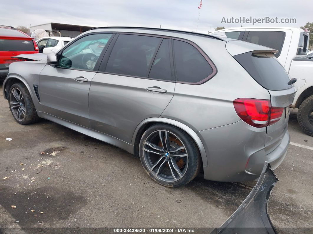 2015 Bmw X5 M   Gray vin: 5YMKT6C59F0C89568