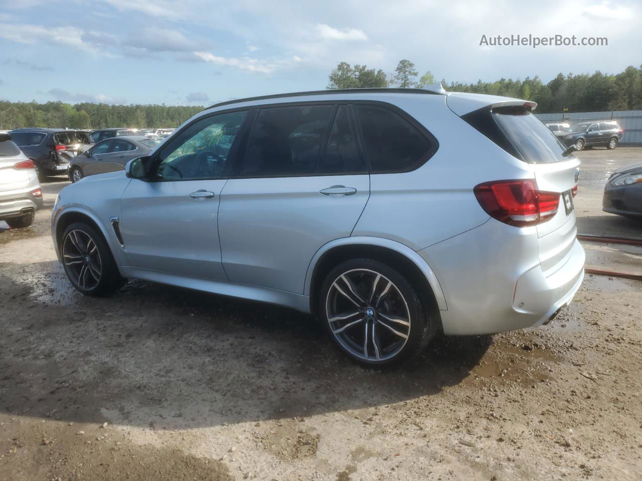 2015 Bmw X5 M Серебряный vin: 5YMKT6C5XF0C89188