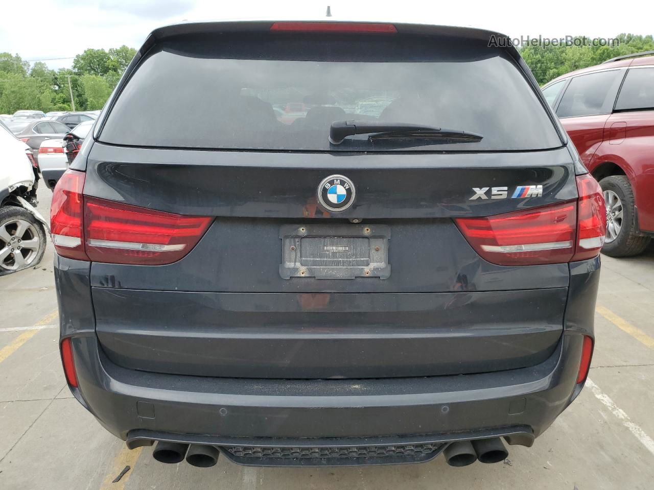 2015 Bmw X5 M Black vin: 5YMKT6C5XF0C89515