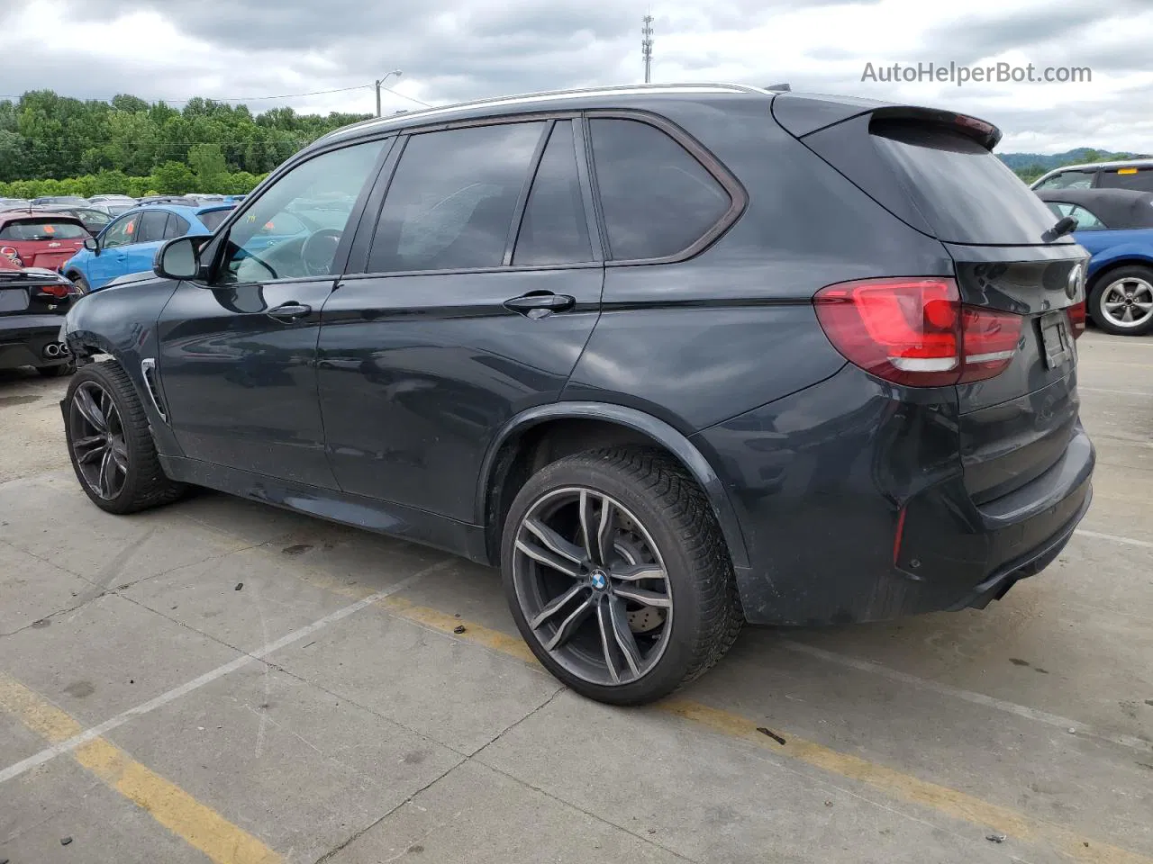 2015 Bmw X5 M Black vin: 5YMKT6C5XF0C89515