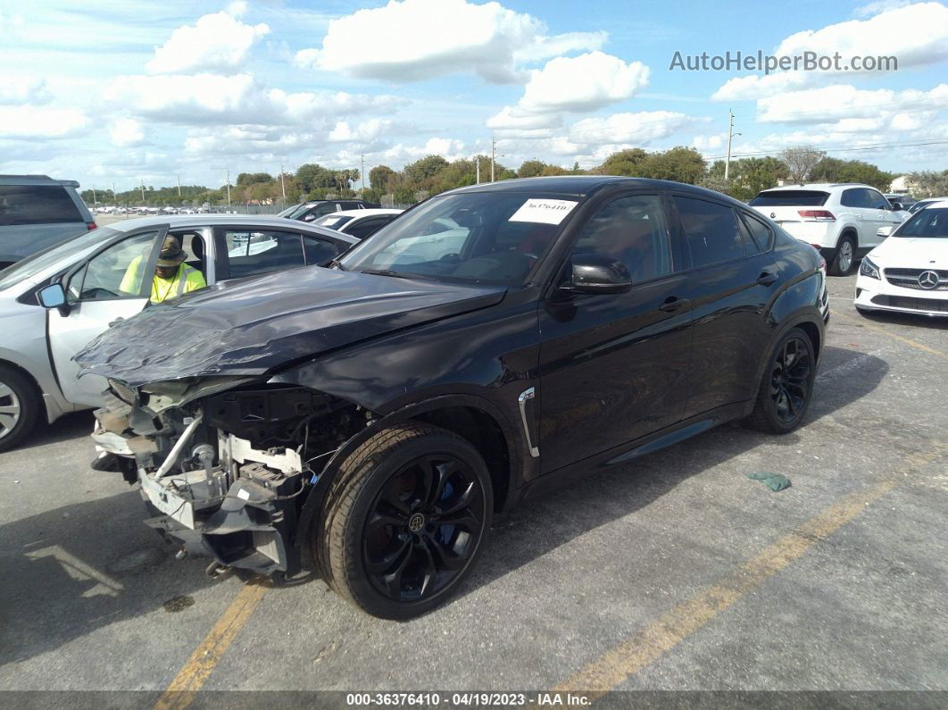 2017 Bmw X6 M   Black vin: 5YMKW8C34H0U72068