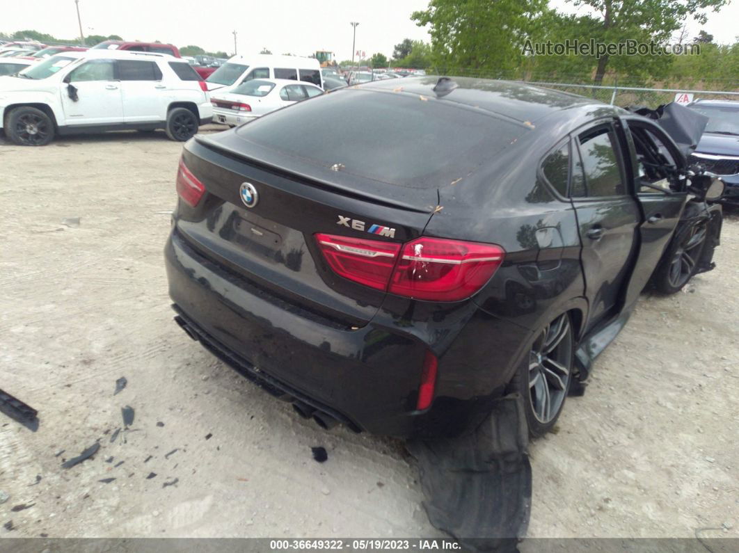 2017 Bmw X6 M   Black vin: 5YMKW8C53H0U71723