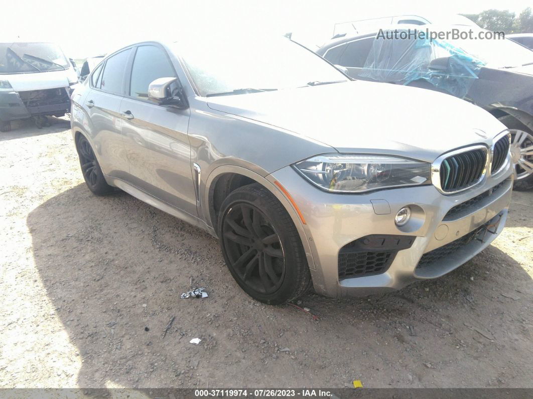 2017 Bmw X6 M Gray vin: 5YMKW8C55H0R43968