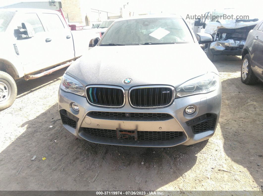 2017 Bmw X6 M Gray vin: 5YMKW8C55H0R43968