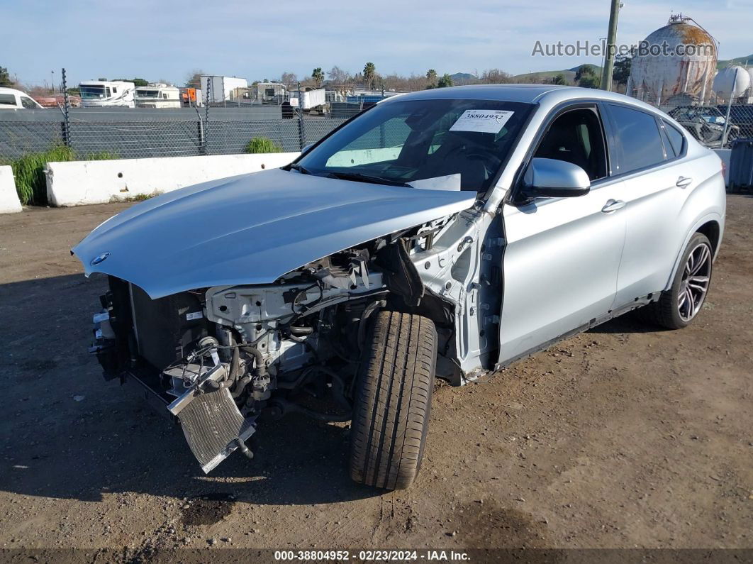 2017 Bmw X6 M   Silver vin: 5YMKW8C55H0U71769