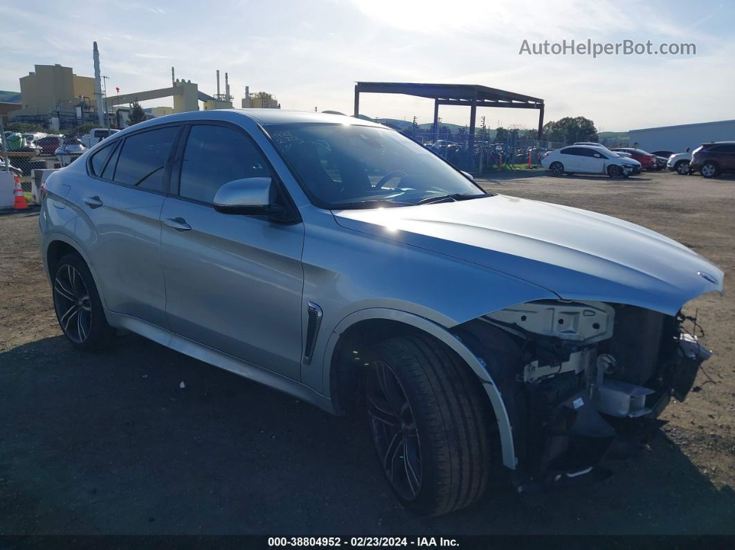 2017 Bmw X6 M   Silver vin: 5YMKW8C55H0U71769