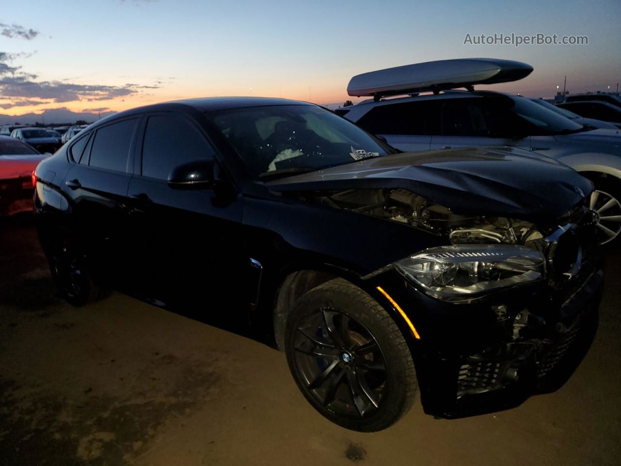 2016 Bmw X6 M Black vin: 5YMKW8C59G0R43759