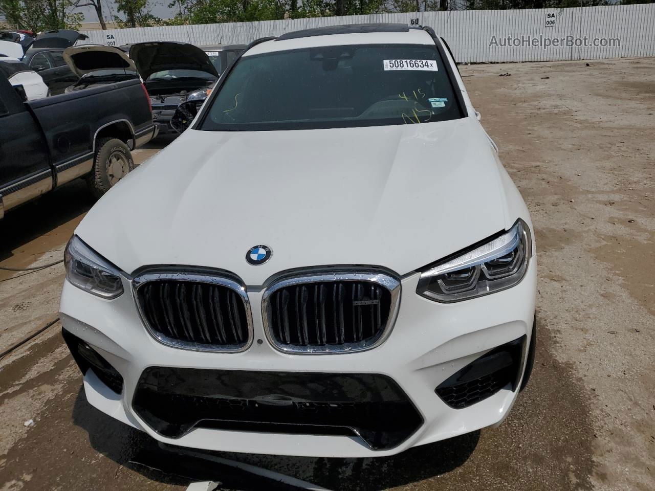 2021 Bmw X4 M Competition Белый vin: 5YMUJ0C01M9F02229