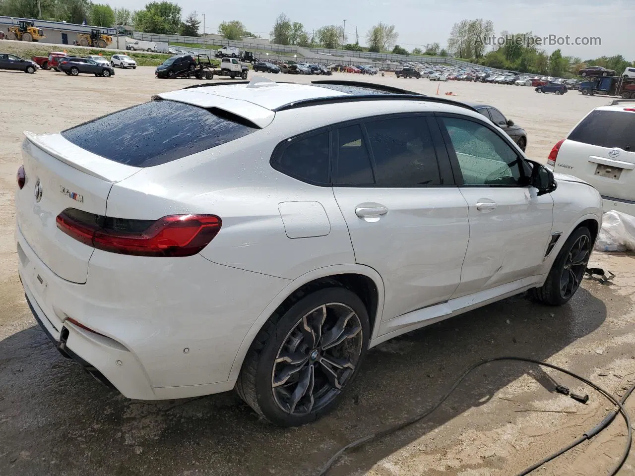 2021 Bmw X4 M Competition Белый vin: 5YMUJ0C01M9F02229