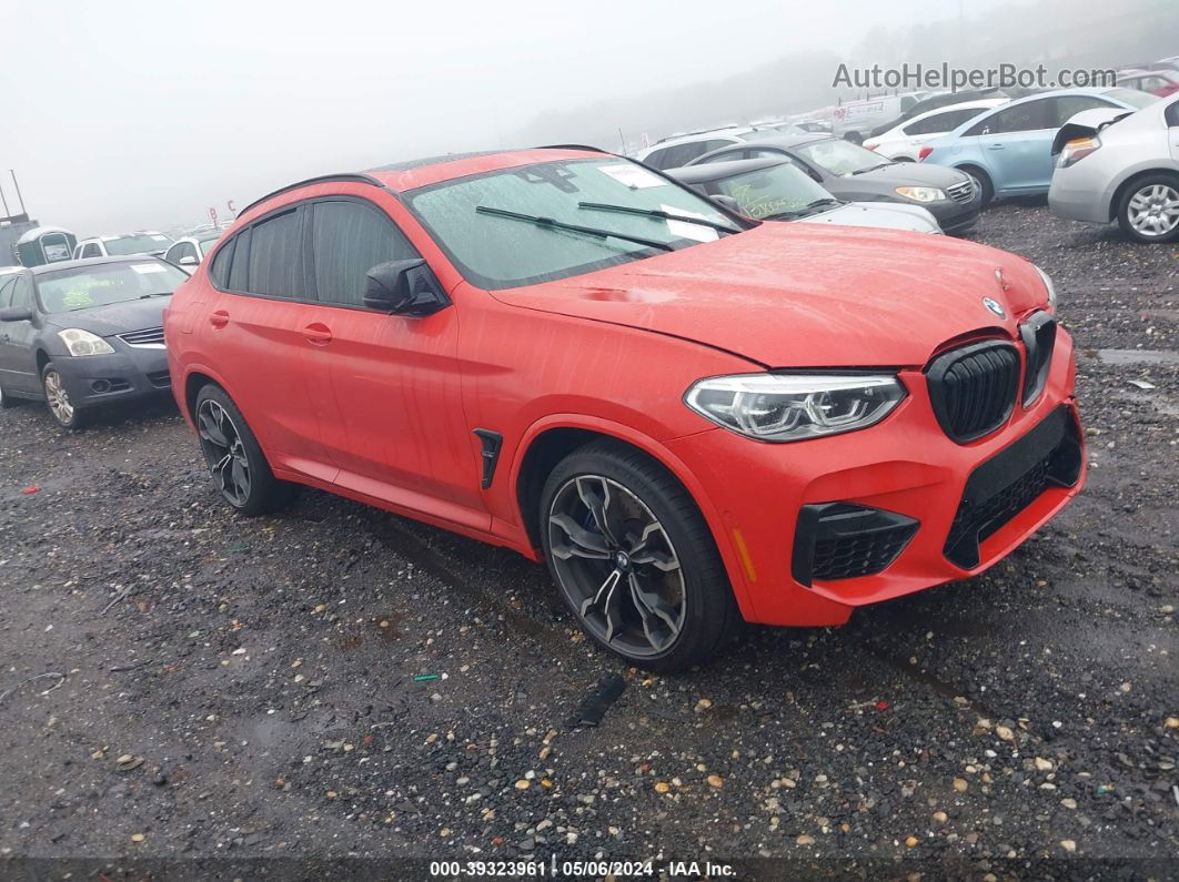 2021 Bmw X4 M   Красный vin: 5YMUJ0C06M9G03895