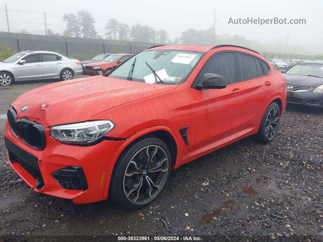 2021 Bmw X4 M   Красный vin: 5YMUJ0C06M9G03895