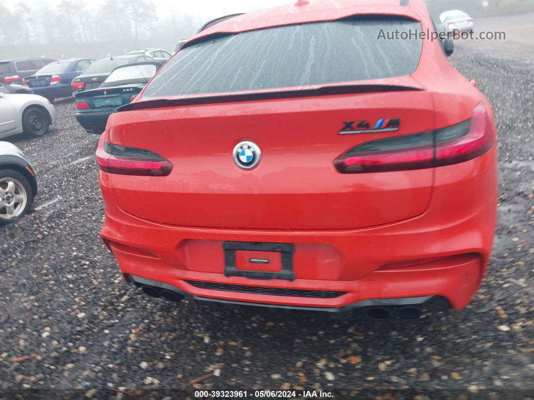 2021 Bmw X4 M   Red vin: 5YMUJ0C06M9G03895