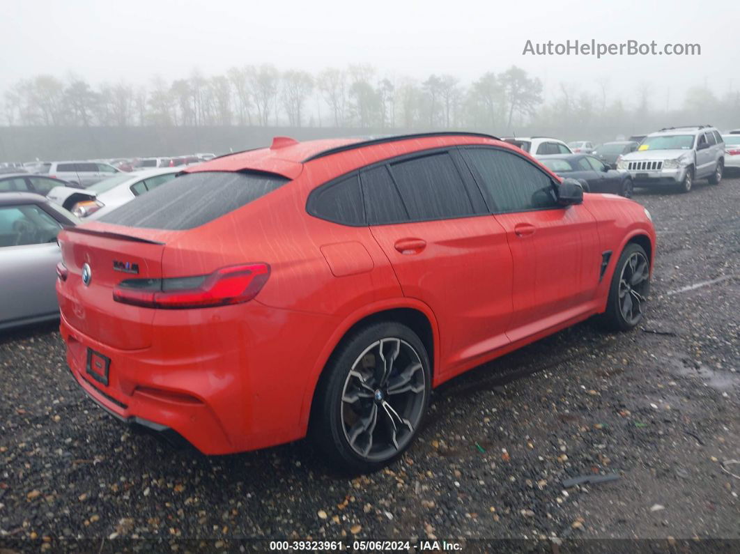 2021 Bmw X4 M   Red vin: 5YMUJ0C06M9G03895