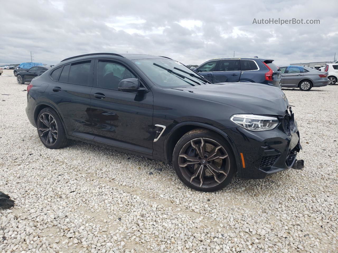 2021 Bmw X4 M Competition Black vin: 5YMUJ0C07M9G96166