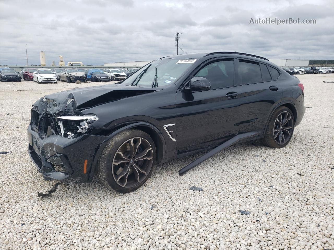 2021 Bmw X4 M Competition Black vin: 5YMUJ0C07M9G96166