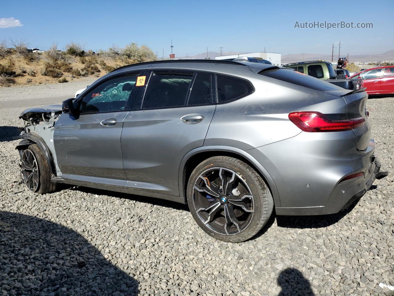 2021 Bmw X4 M Competition Серебряный vin: 5YMUJ0C09M9G62598