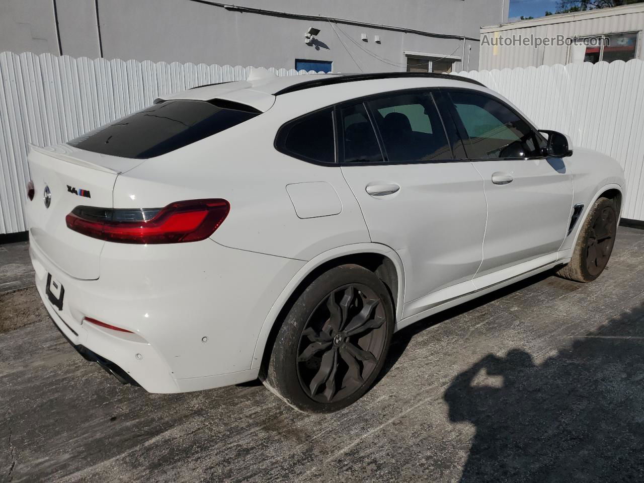 2021 Bmw X4 M Competition White vin: 5YMUJ0C0XM9G51917