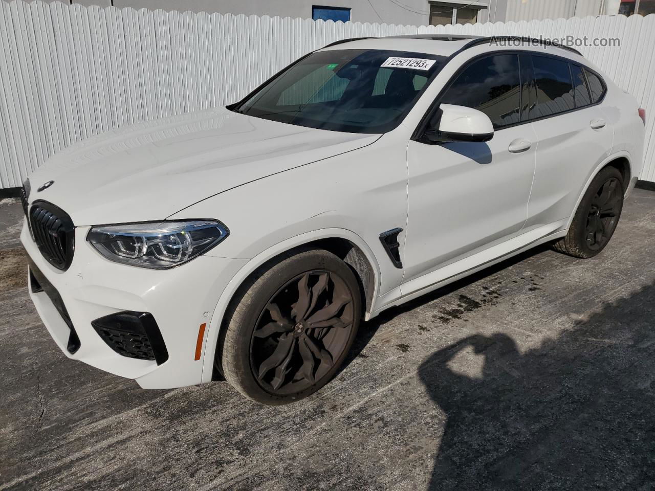 2021 Bmw X4 M Competition White vin: 5YMUJ0C0XM9G51917