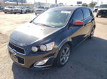 2013 Chevrolet Sonic Rs Черный vin: 1G1JH6SB3D4200831