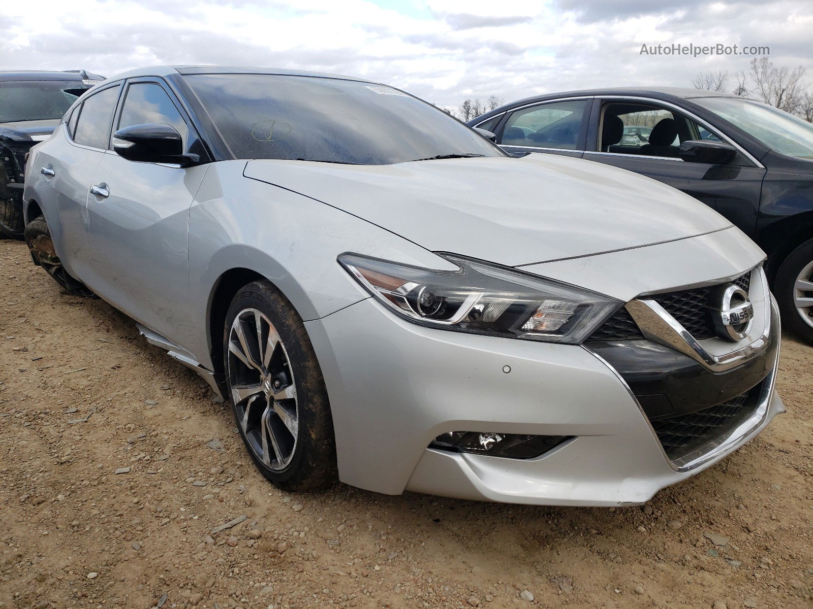 2016 Nissan Maxima 3.5s Серебряный vin: 1N4AA6AP2GC901756