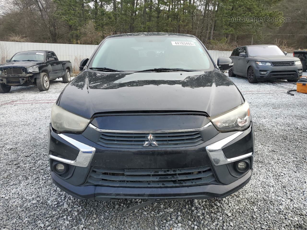 2017 Mitsubishi Outlander Sport Es Черный vin: JA4AP3AU8HZ038435
