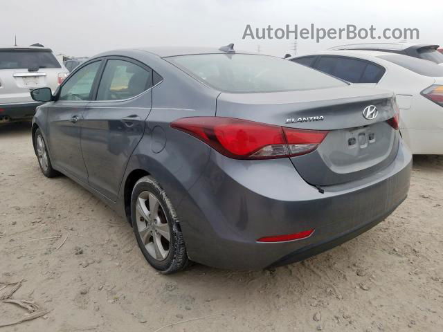 2016 Hyundai Elantra Se Charcoal vin: KMHDH4AE7GU601111