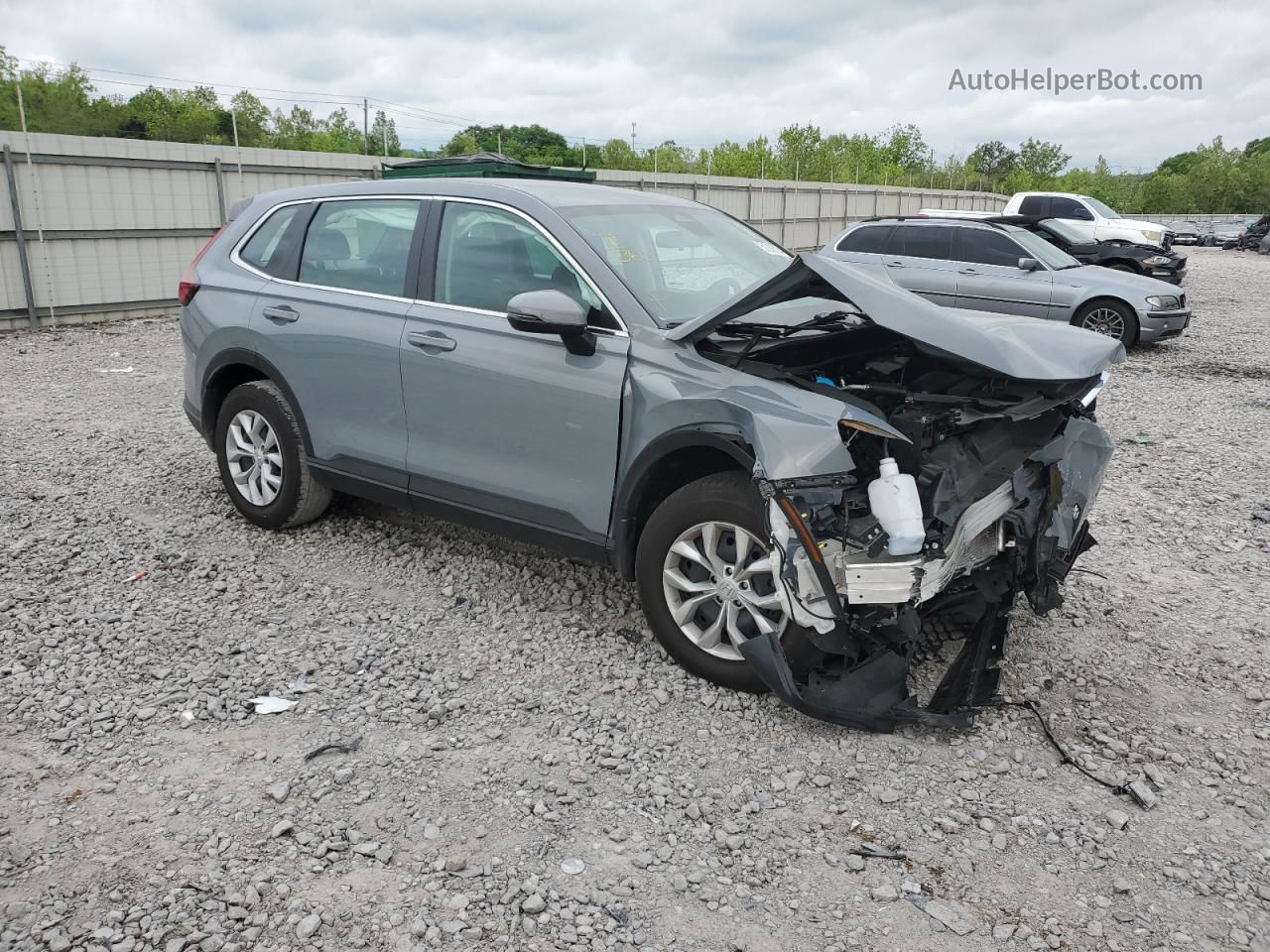 2023 Honda Cr-v Lx Gray vin: 7FARS3H23PE013026