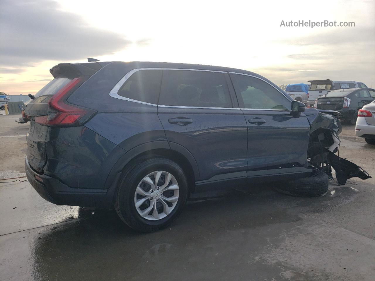 2023 Honda Cr-v Lx Blue vin: 7FARS3H2XPE013332