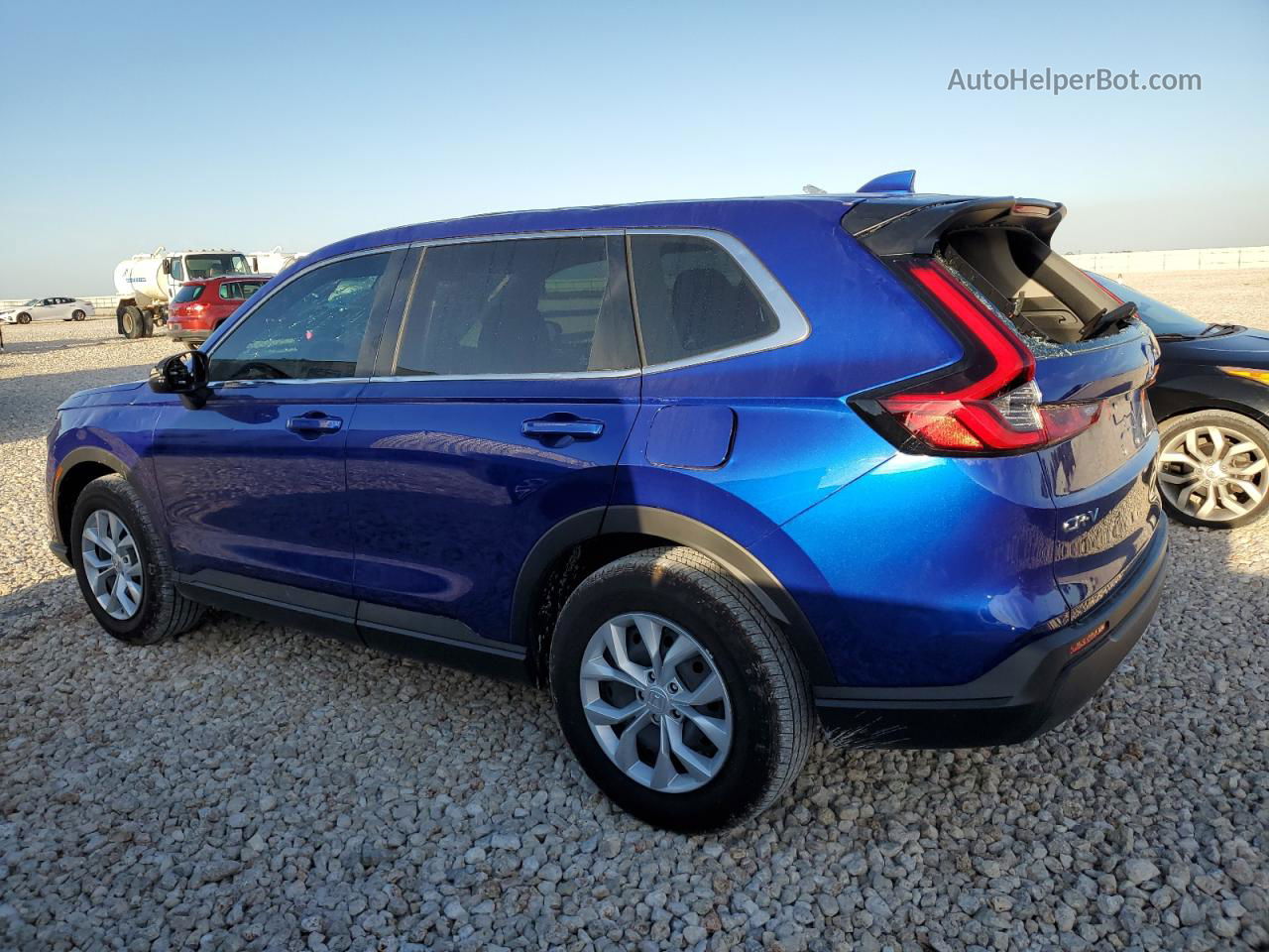 2023 Honda Cr-v Lx Blue vin: 7FARS4H22PE019003