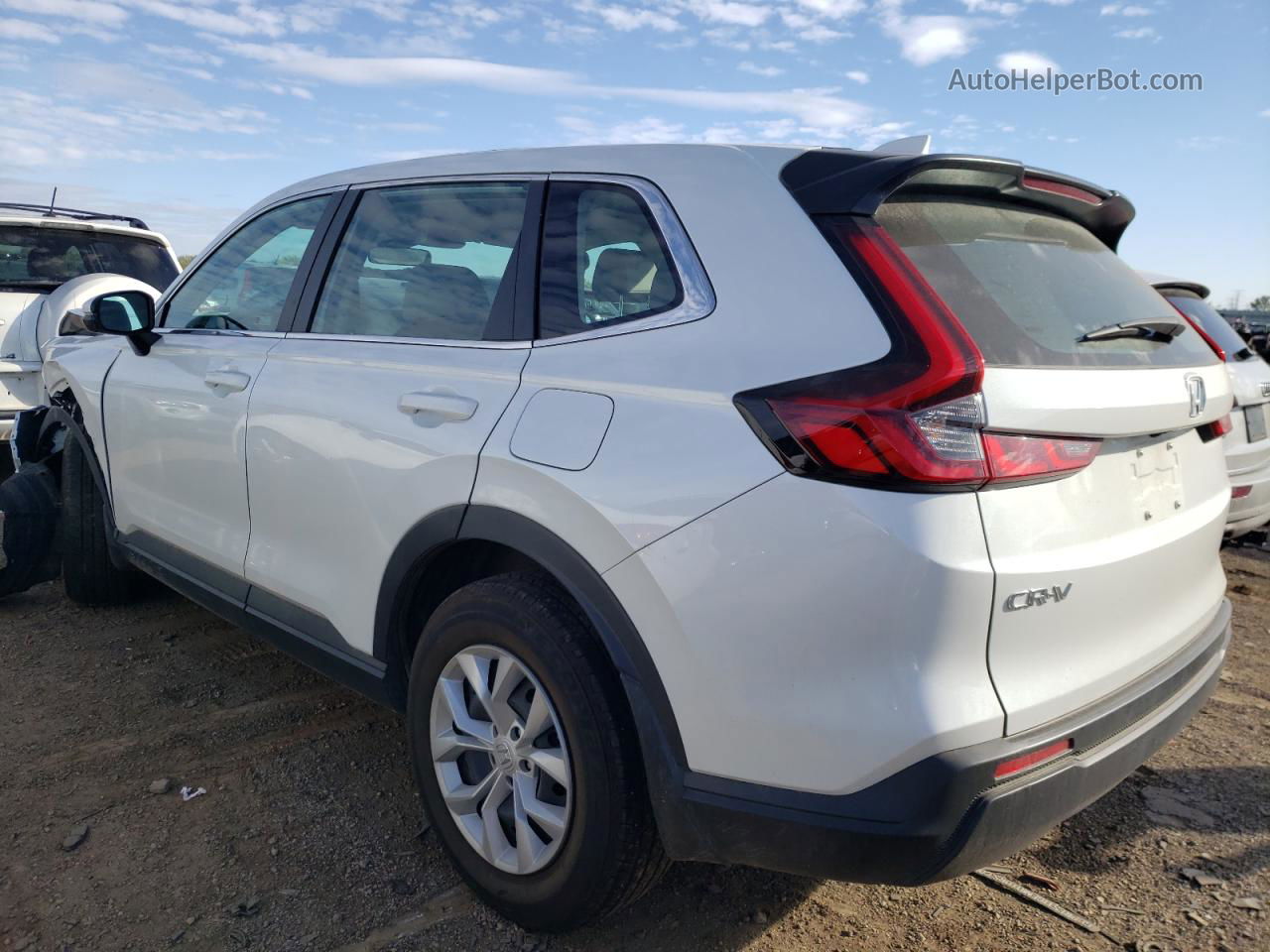 2023 Honda Cr-v Lx White vin: 7FARS4H27PE019580