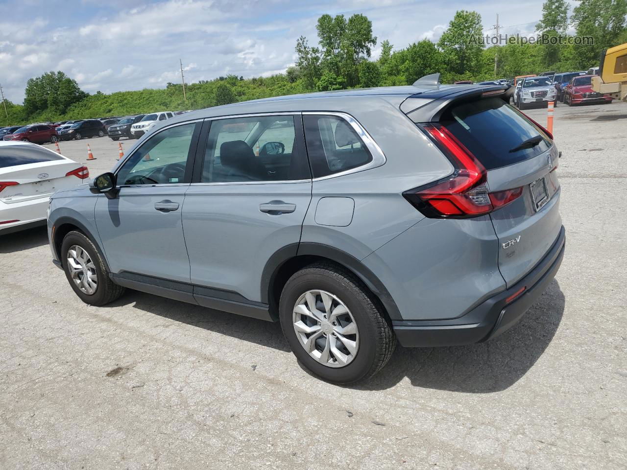 2023 Honda Cr-v Lx Gray vin: 7FARS4H2XPE021758